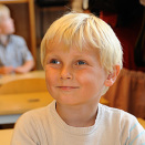 Prince Sverre Magnus on his first day of school (Photo: Sven Gjeruldsen, Det kongelige hoff)